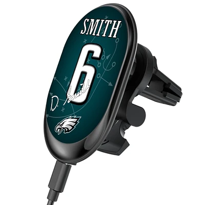Keyscaper DeVonta Smith Philadelphia Eagles Wireless Magnetic Car Charger
