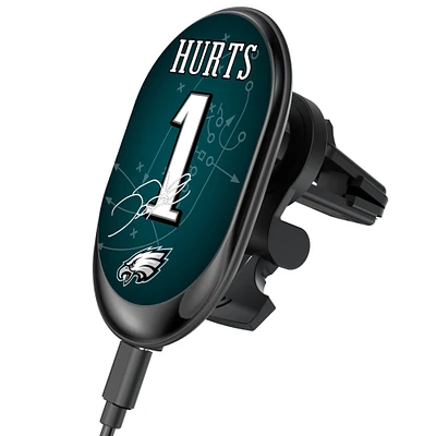 Keyscaper Jalen Hurts Philadelphia Eagles Wireless Magnetic Car Charger