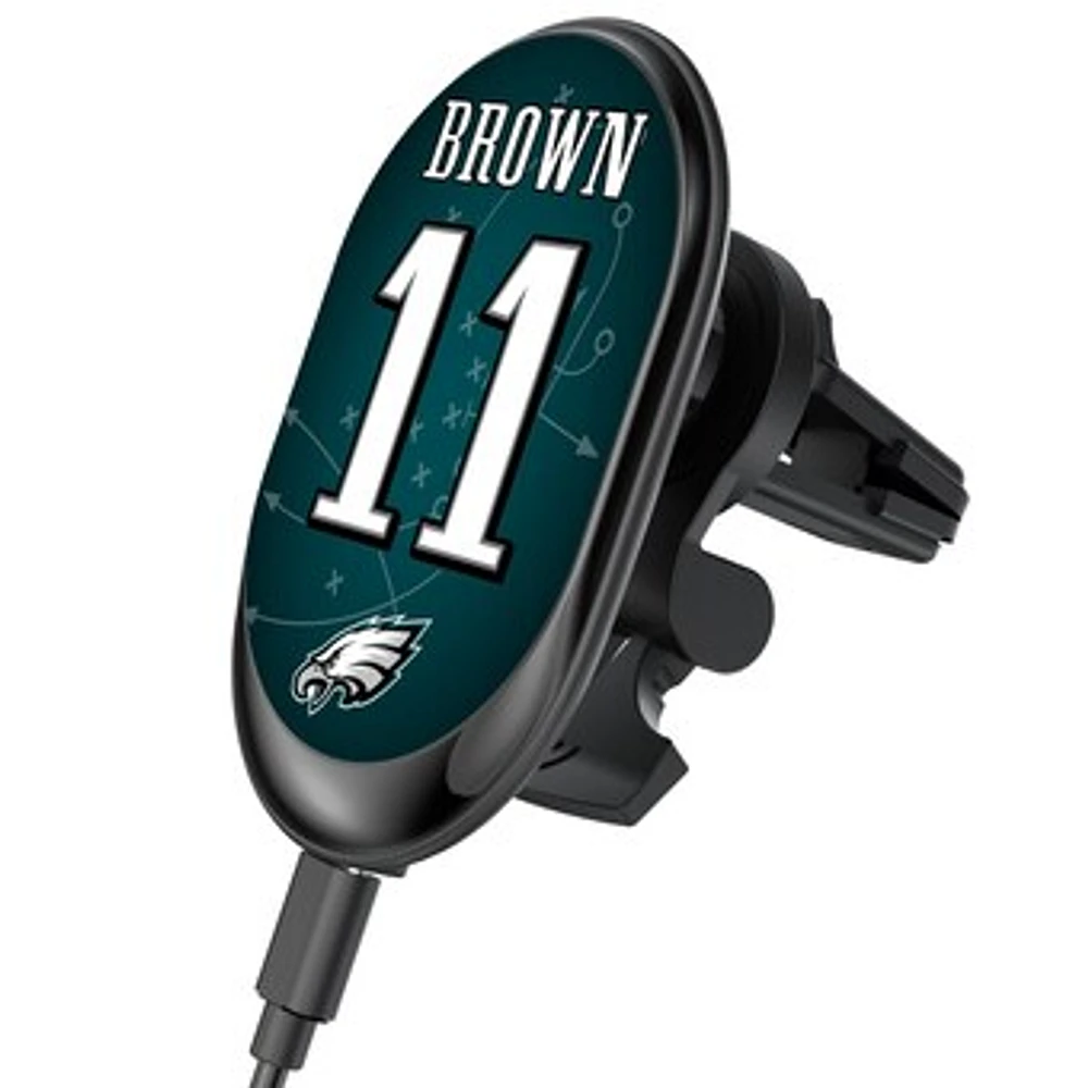 Keyscaper A.J. Brown Philadelphia Eagles Wireless Magnetic Car Charger