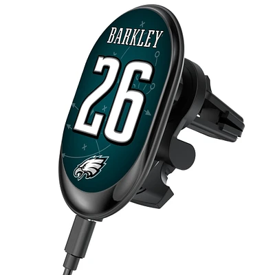 Keyscaper Saquon Barkley Philadelphia Eagles Wireless Magnetic Car Charger
