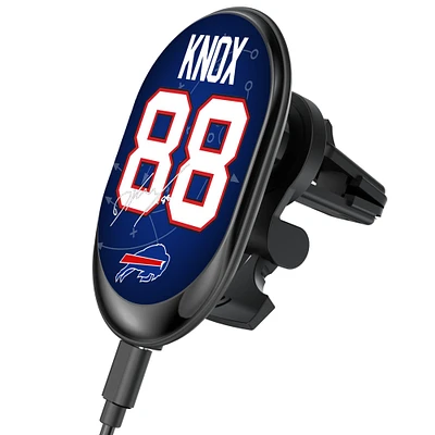 Keyscaper Dawson Knox Buffalo Bills Wireless Magnetic Car Charger