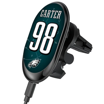 Keyscaper Jalen Carter Philadelphia Eagles Wireless Magnetic Car Charger