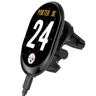 Keyscaper Joey Porter Jr. Pittsburgh Steelers Wireless Magnetic Car Charger