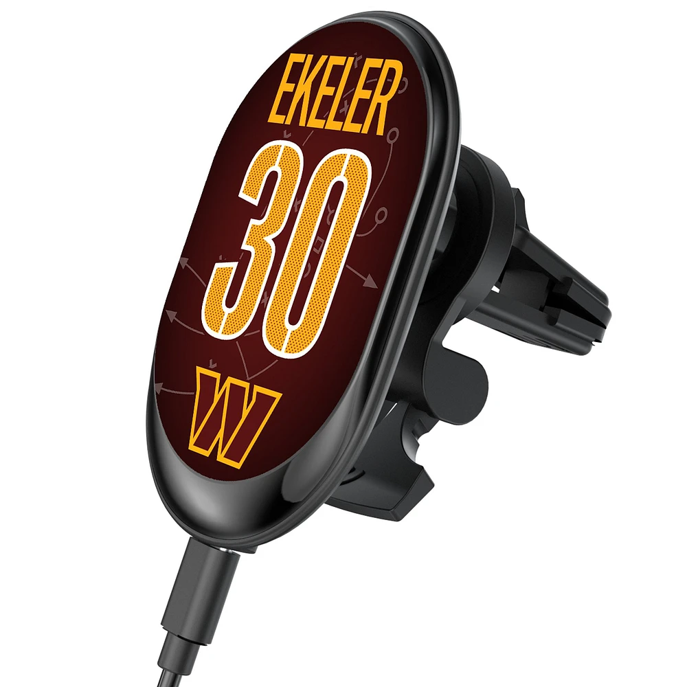Keyscaper Austin Ekeler Washington Commanders Wireless Magnetic Car Charger