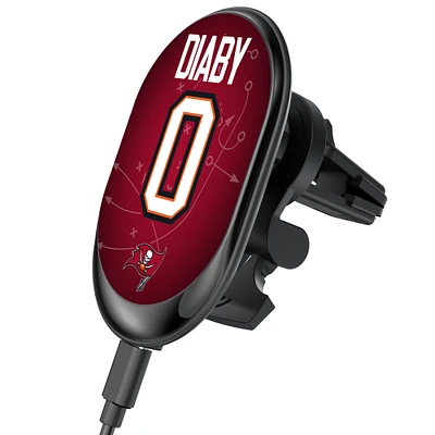 Keyscaper YaYa Diaby Tampa Bay Buccaneers Wireless Magnetic Car Charger