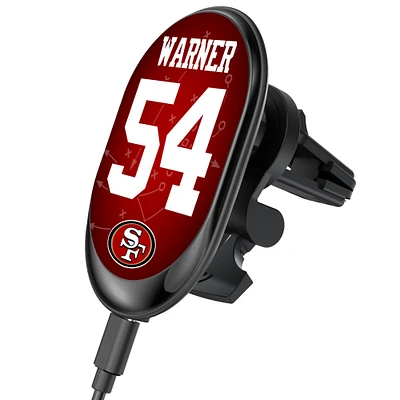 Keyscaper Fred Warner San Francisco 49ers Wireless Magnetic Car Charger