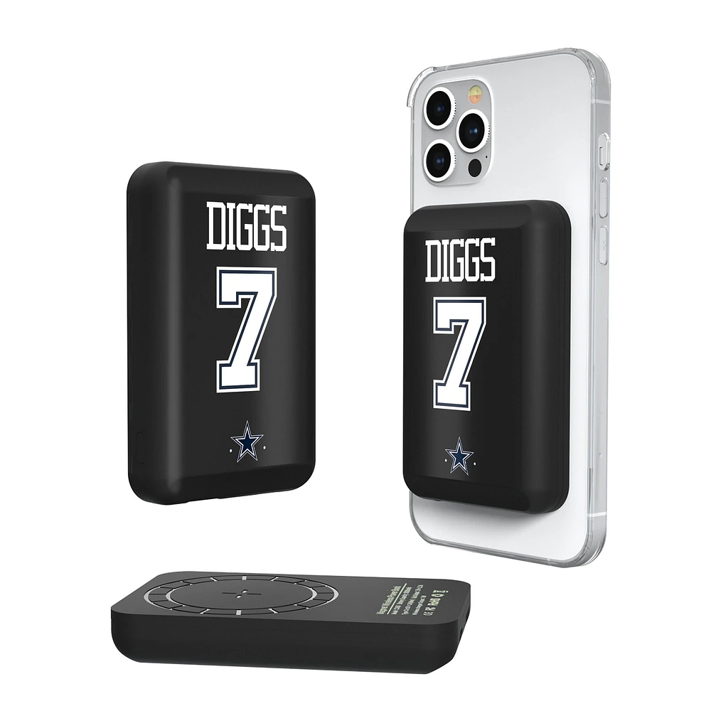Keyscaper Trevon Diggs Dallas Cowboys 5000mAh Wireless Magnetic Power Bank