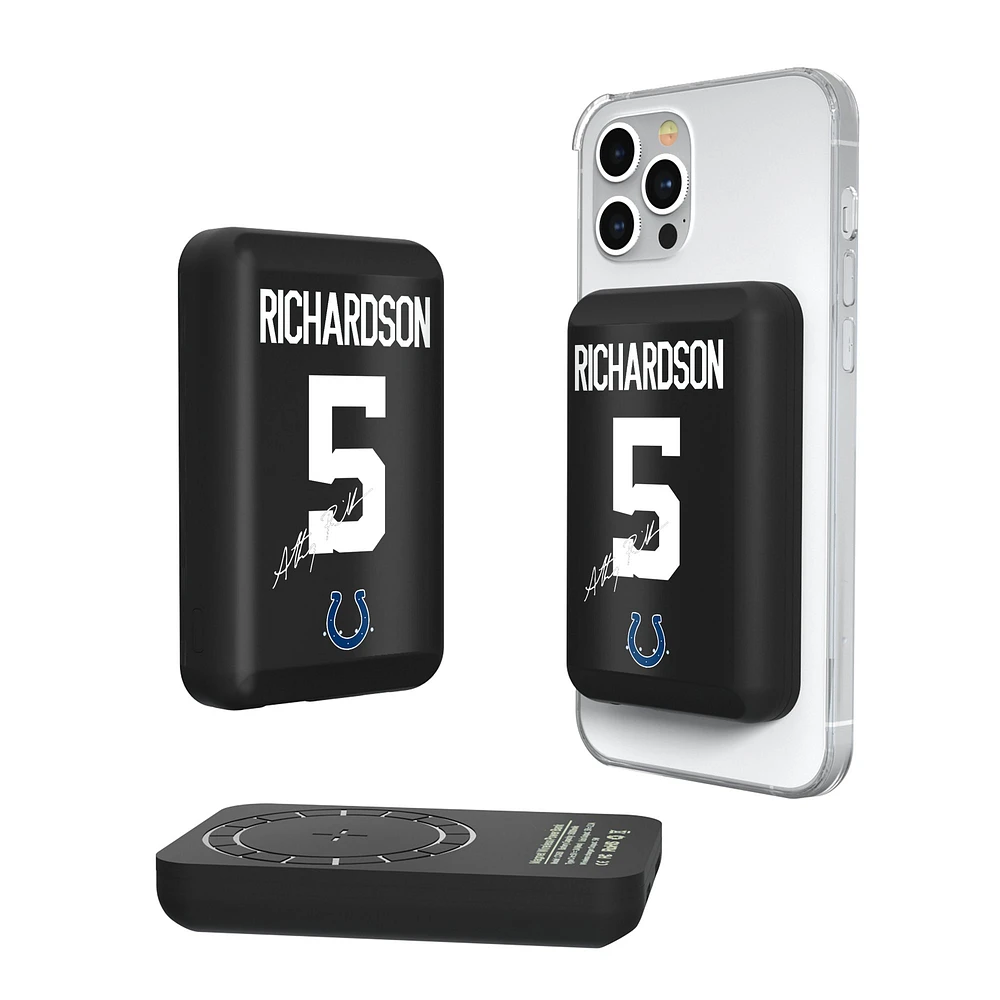 Keyscaper Anthony Richardson Indianapolis Colts 5000mAh Wireless Magnetic Power Bank
