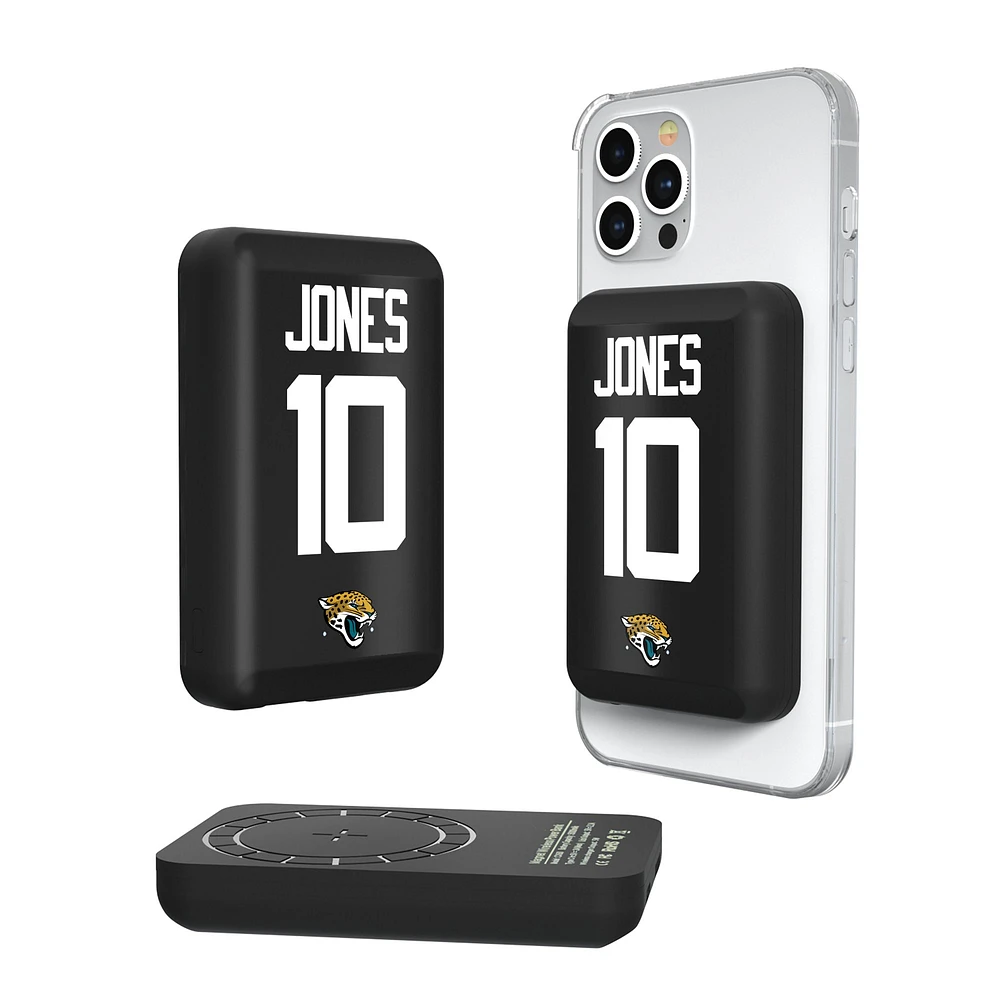 Keyscaper Mac Jones Jacksonville Jaguars 5000mAh Wireless Magnetic Power Bank