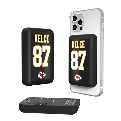 Keyscaper Travis Kelce Kansas City Chiefs 5000mAh Wireless Magnetic Power Bank