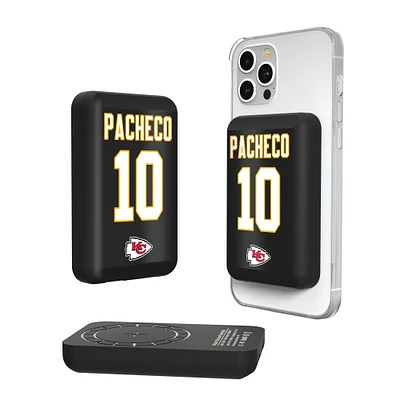 Keyscaper Isiah Pacheco Kansas City Chiefs 5000mAh Wireless Magnetic Power Bank