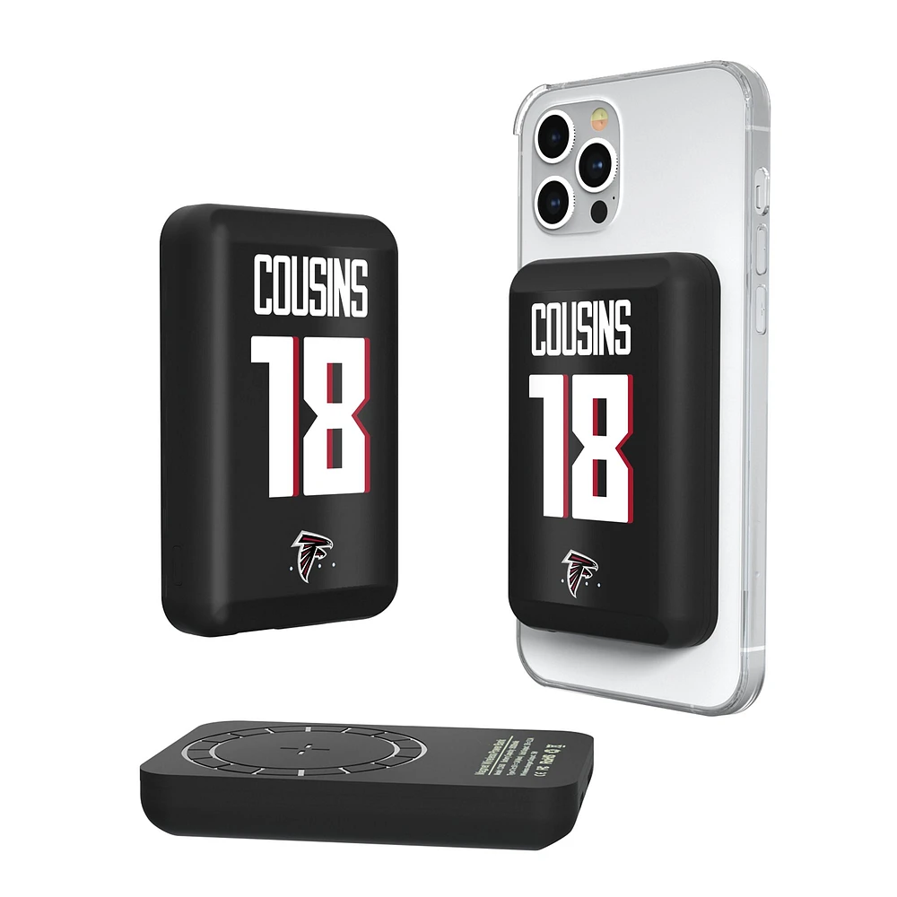 Keyscaper Kirk Cousins Atlanta Falcons 5000mAh Wireless Magnetic Power Bank