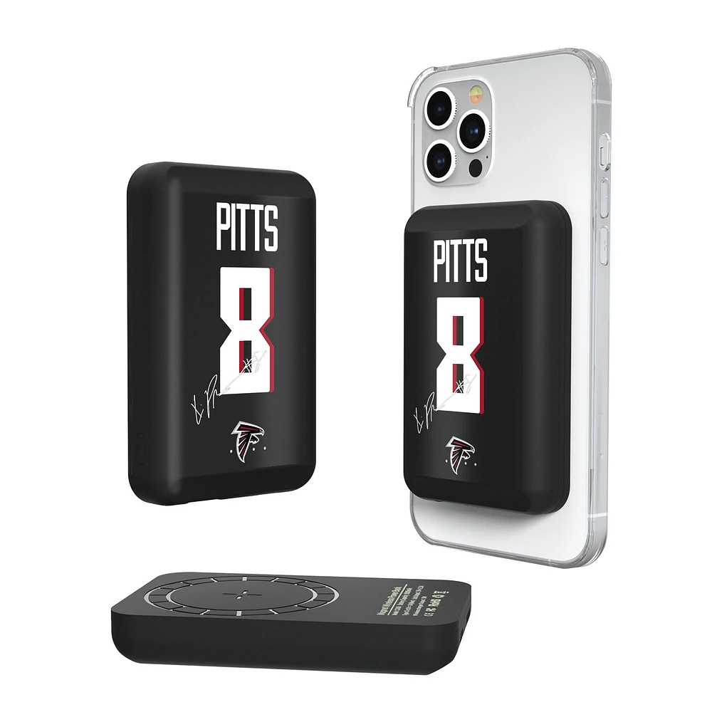 Keyscaper Kyle Pitts Atlanta Falcons 5000mAh Wireless Magnetic Power Bank