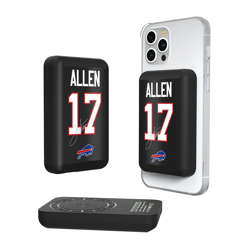 Keyscaper Josh Allen Buffalo Bills 5000mAh Wireless Magnetic Power Bank