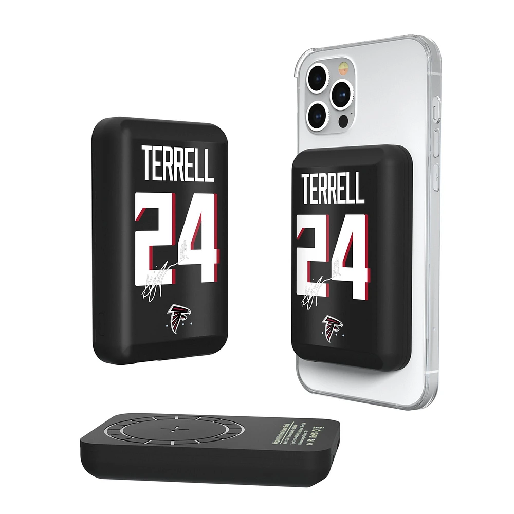 Keyscaper A.J. Terrell Atlanta Falcons 5000mAh Wireless Magnetic Power Bank