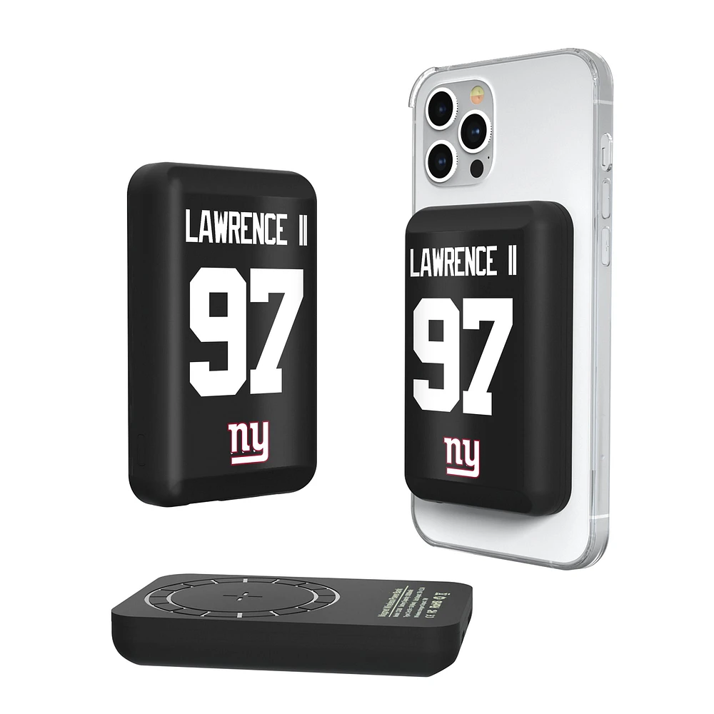 Keyscaper Dexter Lawrence II New York Giants 5000mAh Wireless Magnetic Power Bank