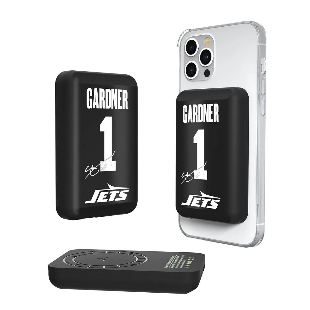 Keyscaper Ahmad Sauce Gardner New York Jets 5000mAh Wireless Magnetic Power Bank