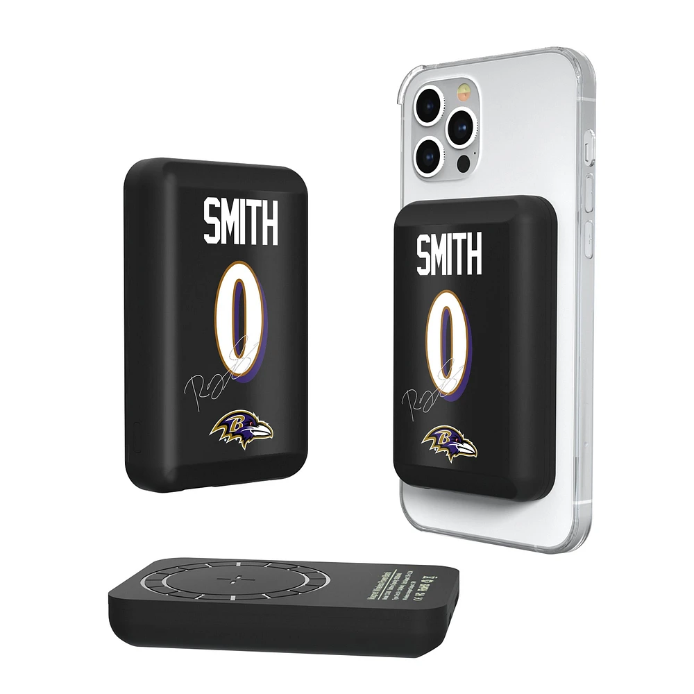 Keyscaper Roquan Smith Baltimore Ravens 5000mAh Wireless Magnetic Power Bank