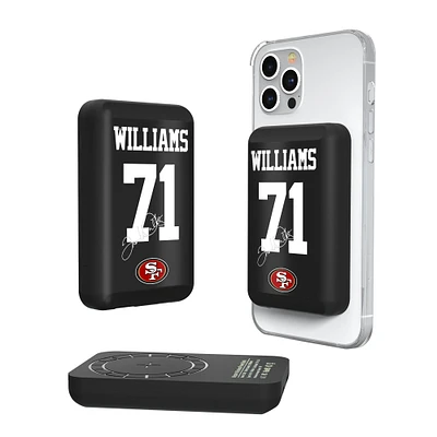 Keyscaper Trent Williams San Francisco 49ers 5000mAh Wireless Magnetic Power Bank