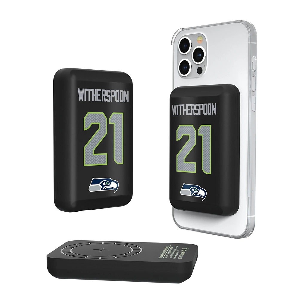 Keyscaper Devon Witherspoon Seattle Seahawks 5000mAh Wireless Magnetic Power Bank