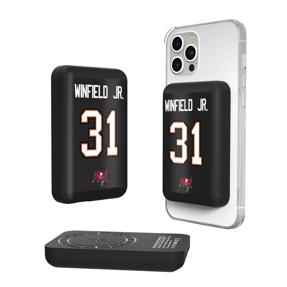 Keyscaper Antoine Winfield Jr. Tampa Bay Buccaneers 5000mAh Wireless Magnetic Power Bank