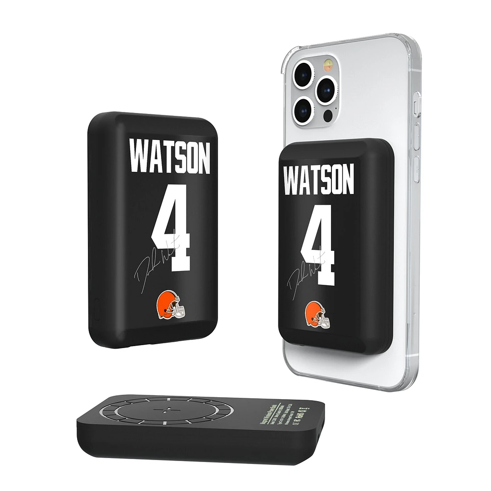 Keyscaper Deshaun Watson Cleveland Browns 5000mAh Wireless Magnetic Power Bank