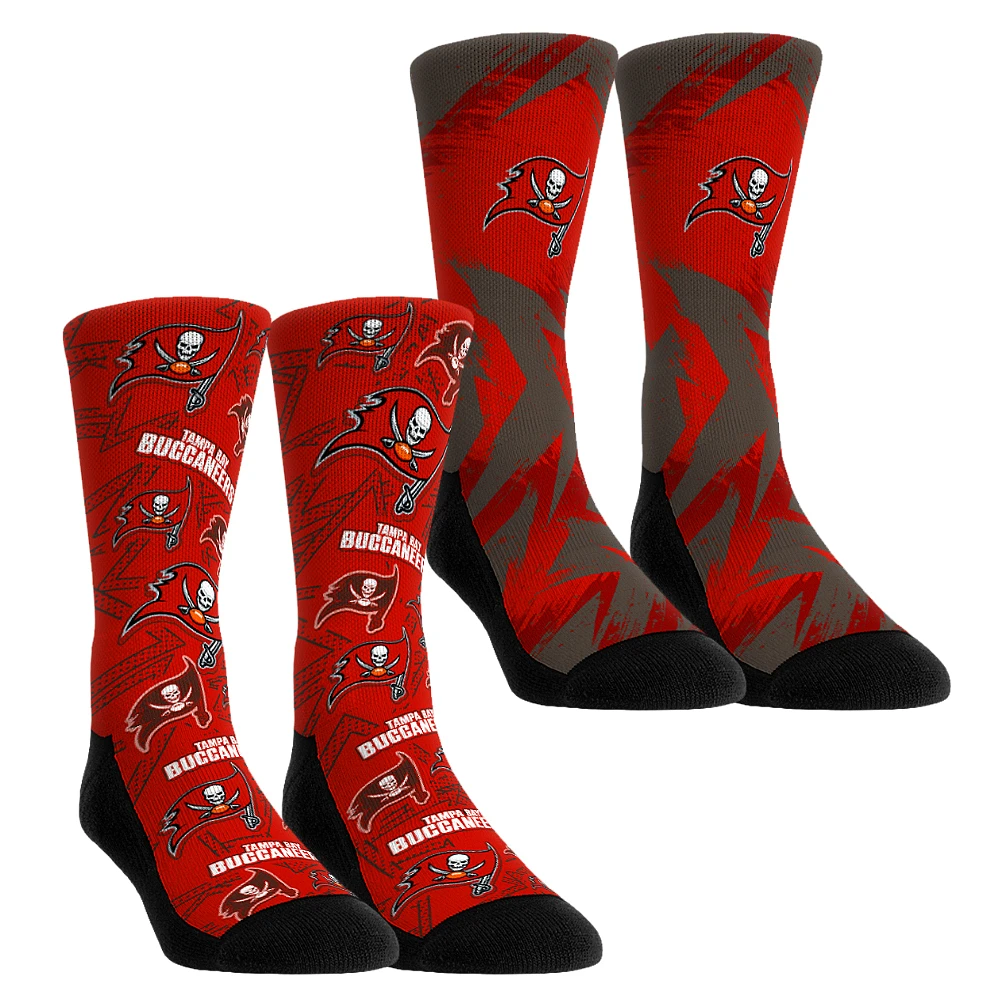 Unisex Rock Em Socks Tampa Bay Buccaneers Gameday Two-Pack Crew Set