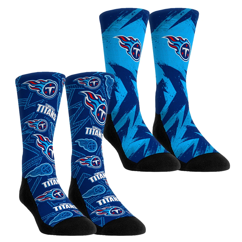 Unisex Rock Em Socks Tennessee Titans Gameday Two-Pack Crew Set