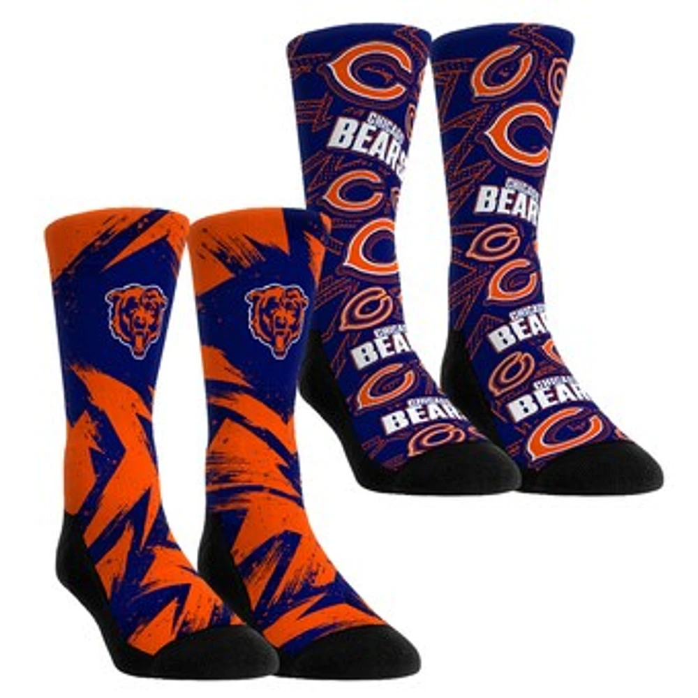 Youth Rock Em Socks Chicago Bears Game Day Two-Pack Crew Sock Set