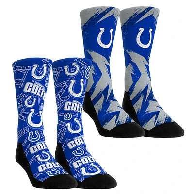 Youth Rock Em Socks  Indianapolis Colts Game Day Two-Pack Crew Sock Set