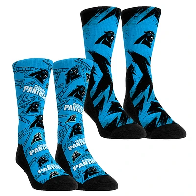 Youth Rock Em Socks Carolina Panthers Game Day Two-Pack Crew Sock Set