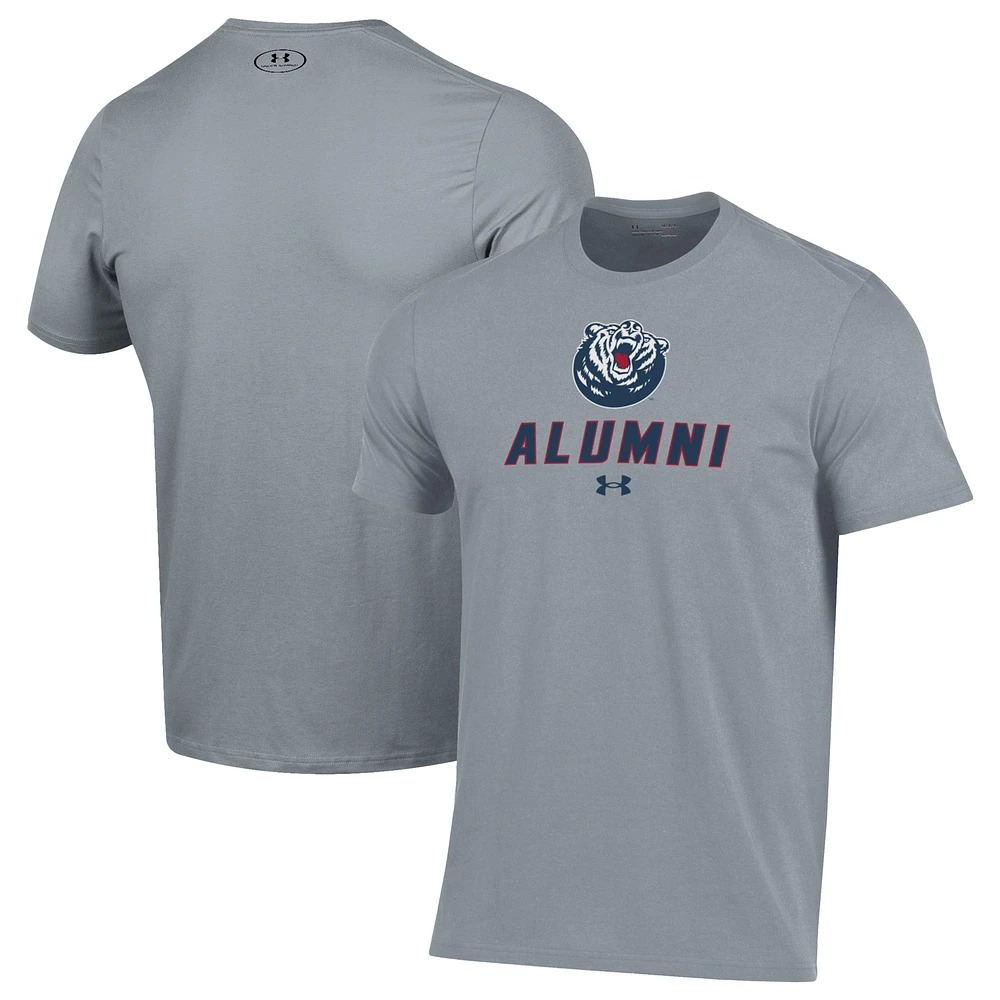 Men's Under Armour Gray Belmont Bruins Alumni Performance T-Shirt