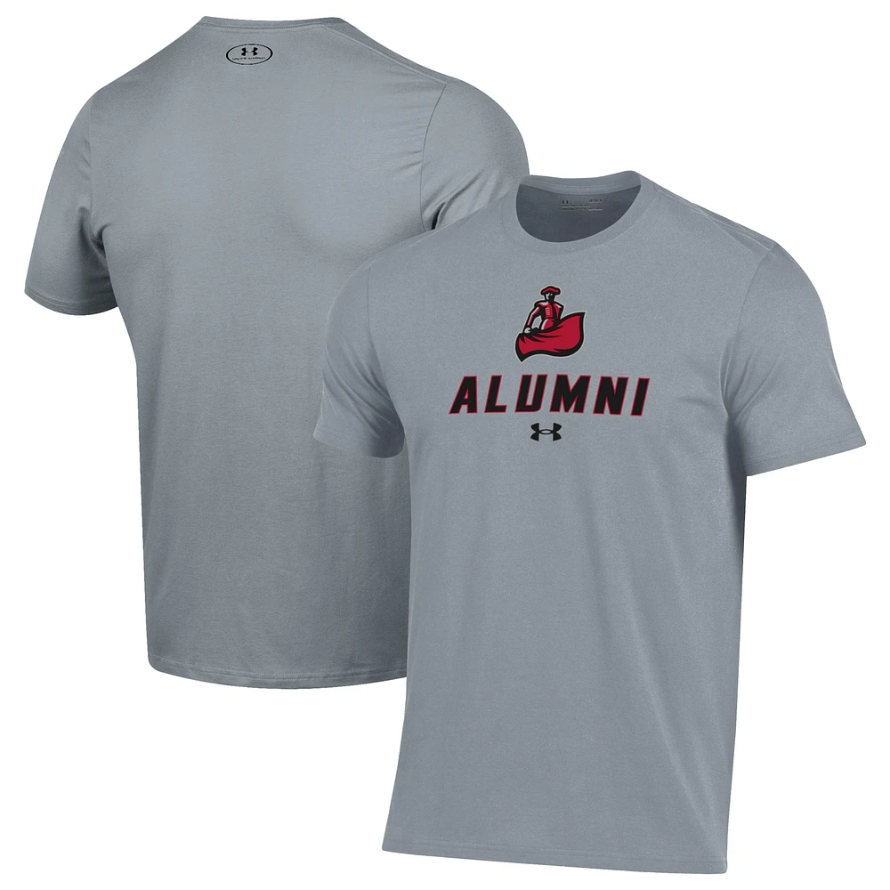 Men's Under Armour Gray Cal State Northridge Matadors Alumni Performance T-Shirt