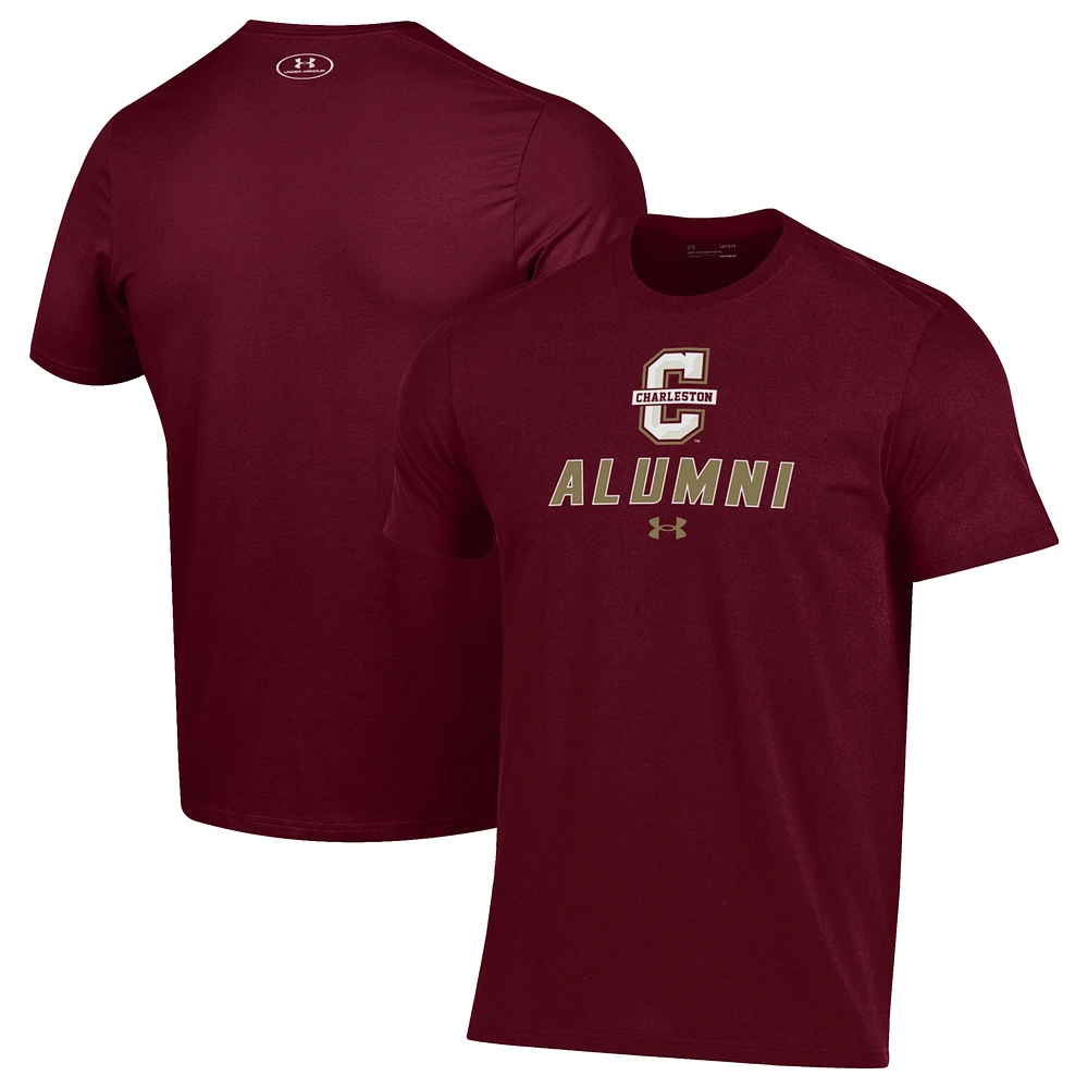 Men's Under Armour Maroon Charleston Cougars Alumni Performance T-Shirt