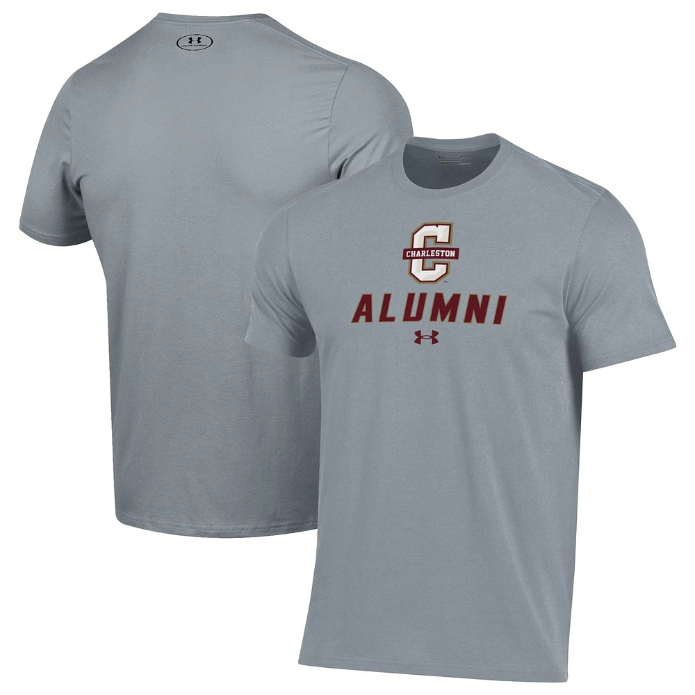 Men's Under Armour Gray Charleston Cougars Alumni Performance T-Shirt