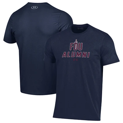 Men's Under Armour Navy Fairleigh Dickinson Knights Alumni Performance T-Shirt