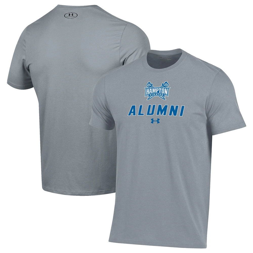 Men's Under Armour Gray Hampton Pirates Alumni Performance T-Shirt