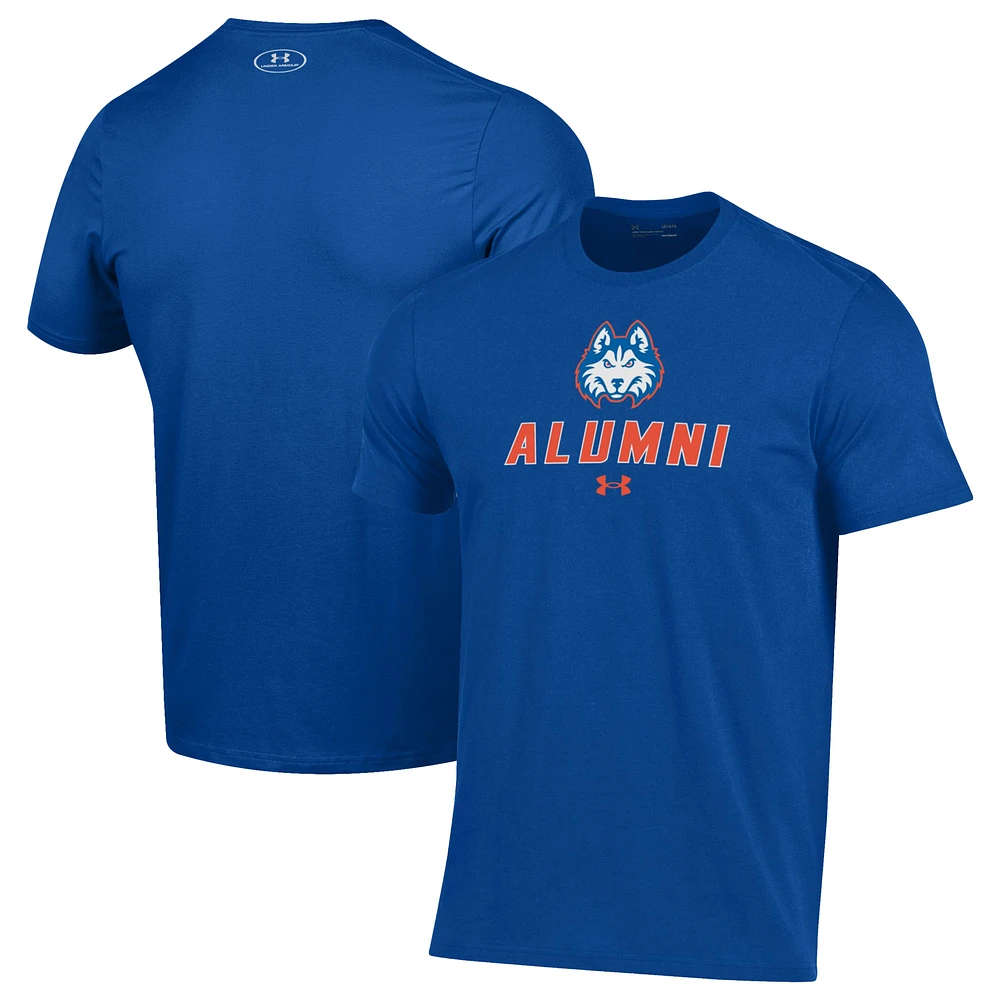 Men's Under Armour Blue Houston Christian Huskies Alumni Performance T-Shirt