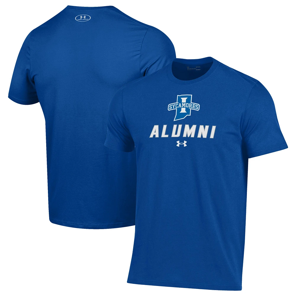 Men's Under Armour Royal Indiana State Sycamores Alumni Performance T-Shirt