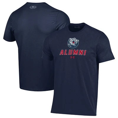 Men's Under Armour Navy Belmont Bruins Alumni Performance T-Shirt