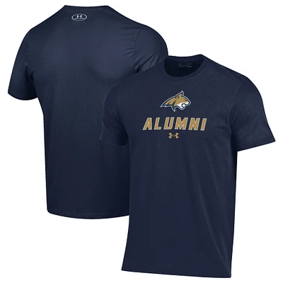 Men's Under Armour Navy Montana State Bobcats Alumni Performance T-Shirt