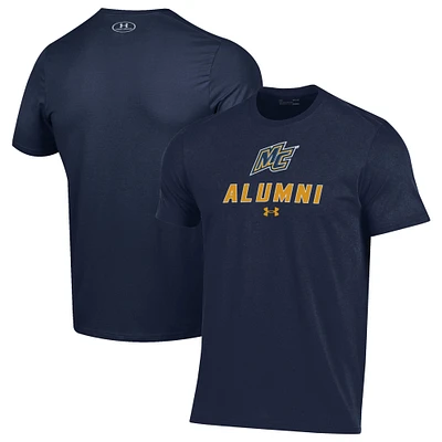 Men's Under Armour Navy Merrimack College Warriors Alumni Performance T-Shirt
