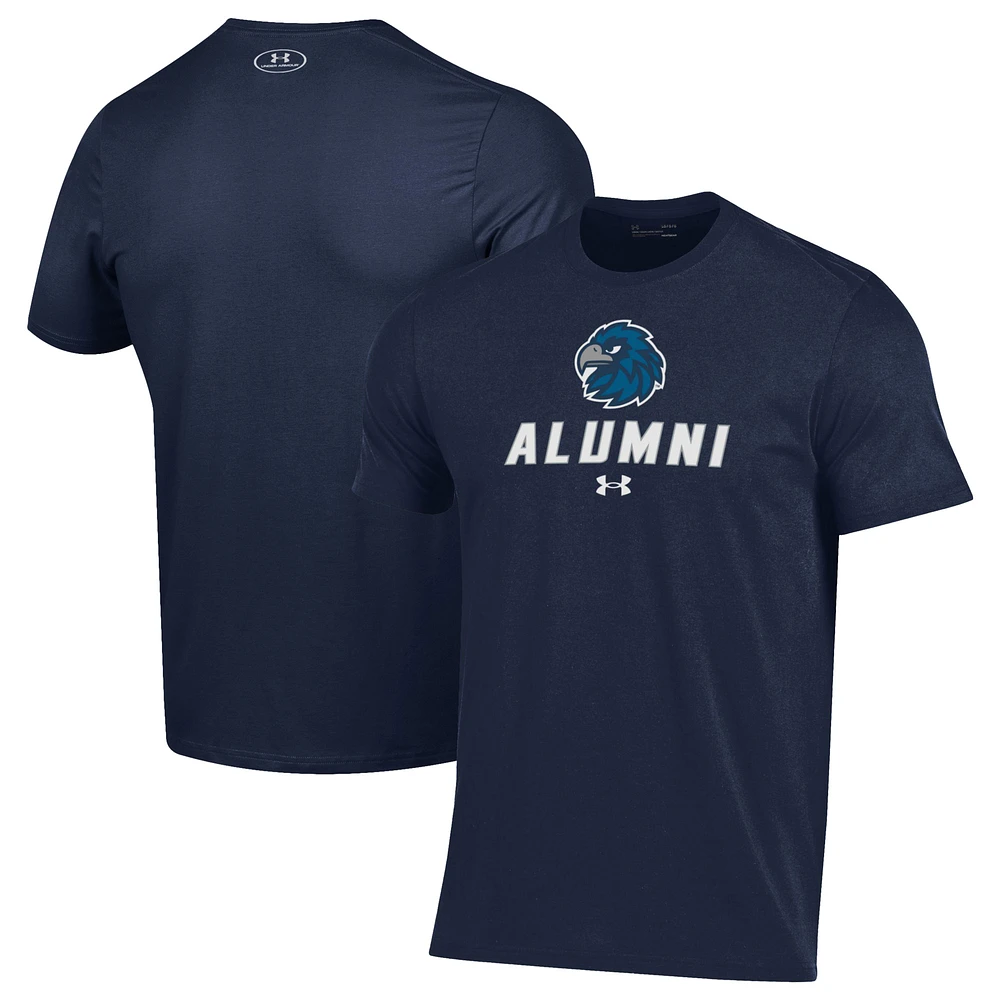 Men's Under Armour Navy Monmouth Hawks Alumni Performance T-Shirt