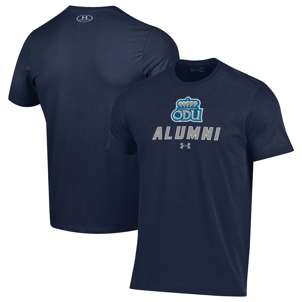 Men's Under Armour Navy Old Dominion Monarchs Alumni Performance T-Shirt