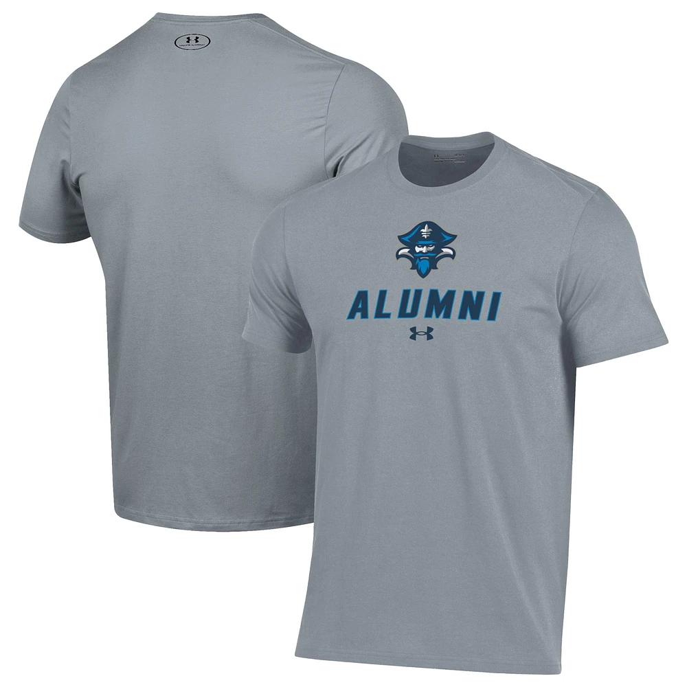 Men's Under Armour Gray New Orleans Privateers Alumni Performance T-Shirt