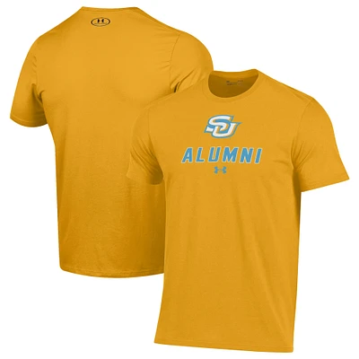 Men's Under Armour Gold Southern University Jaguars Alumni Performance T-Shirt