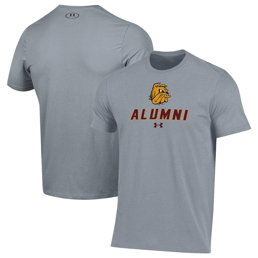 Men's Under Armour Gray Minnesota Duluth Bulldogs Alumni Performance T-Shirt