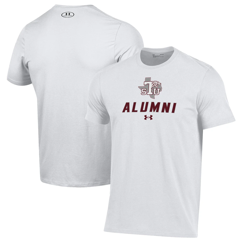 Men's Under Armour White Texas Southern Tigers Alumni Performance T-Shirt