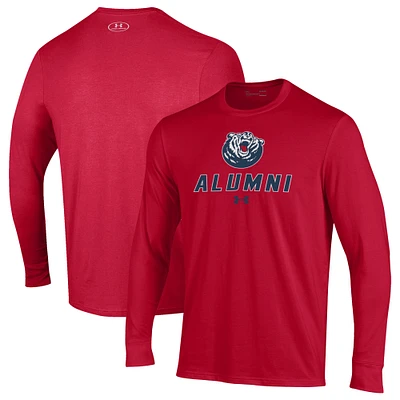 Men's Under Armour Belmont Bruins Alumni Performance Long Sleeve T-Shirt