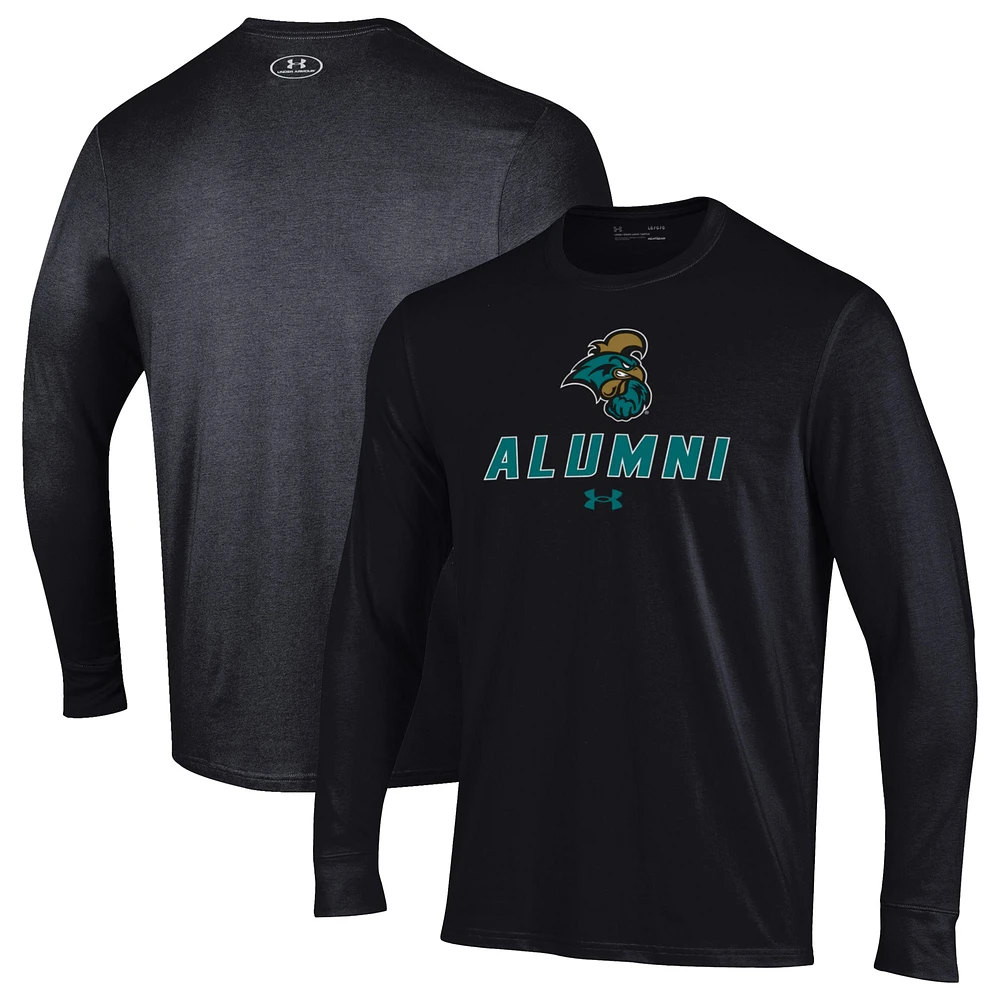 Men's Under Armour Coastal Carolina Chanticleers Alumni Performance Long Sleeve T-Shirt